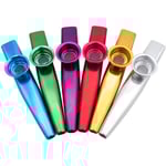 Multipack Kazoo Metall Kazoo Kazoo Instrument Gazoo Musikinstrument för Barn Present Instrumental Ackompanjemang