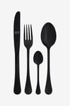 Vargen & Thor - Bestickset Norma 16 delar - Svart