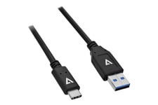 V7 - USB Type-C kabel - 24 pin USB-C til USB Type A - 1 m