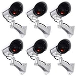 tempo di saldi 6 Faux Caméras De Surveillance en Plein Air Lumière LED Clignotant Infrarouge