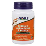 NOW Foods - 8 Billion Acidophilus & Bifidus Variationer 60 vcaps