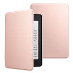 MoKo Case Fits 6" Kindle Paperwhite (10th Generation, 2018 Releases), Premium Ultra Lightweight Shell Cover with Auto Wake/Sleep for Amazon Kindle Paperwhite 2018 E-reader - Rose Gold