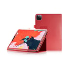 Housse Apple iPad Pro 12.9 Pouces 2022 / iPad Pro 12,9 2021 / iPad Pro 12,9 2020 6e/5e/4eme generation rouge - Etui pochette coque protection - Neuf