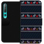 Xiaomi Mi 10 5G Svart Plånboksfodral Tomtens Team