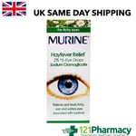 Murine Hayfever Relief 2% Eye Drops - 10ml  For Itchy Sore Watery Eyes