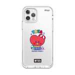elago BT21 Hybrid Clear Case Compatible with iPhone 12 Pro Max, Compatible with MagSafe Charger [Official Merchandise] (TATA)