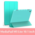 Étui en silicone pour Huawei MediaPad M5 Lite 10 étui BAH2 W09-W19-L09 10.1 pouces housse rabat tablette support magnéti*CL5673