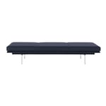 Muuto - Outline Daybed / Polished Aluminium Base Vidar 554