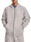 Sweatshirt med huva Under Armour UA Essential Fleece FZ Hood-GRY 1373881-592 Storlek M 928