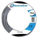 Electraline LMF90641045I Câble FTP RJ45 10M Gris