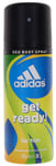 Get Ready By Adidas For Men Body Deodorant Spray 5oz New