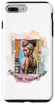 iPhone 7 Plus/8 Plus Urban Goddess: Graffiti Wall Beauty, I'm Mad, you're Mad Case