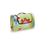 Picknickfilt 200 x 200 cm blommig
