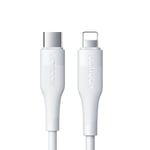 S-02524M3 USB-C - Lightning cable 20W 2.4A 0.25m White
