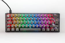 Ducky One3 Aura Mini Black with Red Cherry MX Switch Keyboard - UK Layout