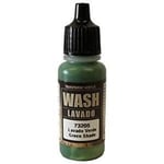War World Gaming Vallejo Game Color Wash Green Shade 73.205 - Wargame Miniature Figure Painting Assortment Modelling Wargaming Hobby Tabletop Model Paint Collection