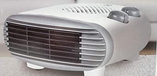 STATUS Flat Fan Heater 2000w (2kw) | Indoor Radiator | Portable Heater | 2 Heat Settings | Adjustable Thermostat | FFH1P-2000W1PKB