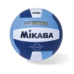 MIKASA Micro Cell Ballon de Volleyball Bleu Marine/Blanc Mixte, Columbia Blue/Navy/White, Official Size and Weight