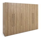 Habitat Atlas 5 Door Wardrobe - Oak Effect