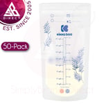 Kikka Boo Milk Storage Bags With Temperature Sensor, Fridge & Freezer Safe│50Pk