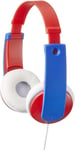 JVC Tinyphones Stereo Kids Wired 3.5mm Headphones Red/Blue - HA-KD7RN-E