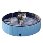 RJJBYY Foldable Dogs Cats Padding Pool, Kids Swimming Bathing Tub Kid Ball Water Ponds, PVC Bathtub Collapsible Water Pond Pool And Kiddie Pools,120 x 30CM