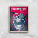 Grimmfest 2022 Giclee Art Print - A4 - Wooden Frame