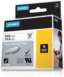 Dymo Tape Rhino 6 mm x 1,5 m Krympa Flex Svart/Vit