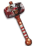 Oppblåsbar Blodig Hammer med Klovnemotiv 90 cm