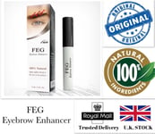 💙FEG Organic 3ml Eyebrow Enhancer Growth Serum 100% Natural Liquid Oil