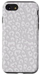Coque pour iPhone SE (2020) / 7 / 8 Imprimé léopard blanc et gris