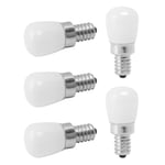 (White Light)5Pcs LED Refrigerator Light Bulb Fridge Lamp E12 For Freezer New