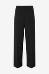 Selected FEMME - Byxor slfEmma-tara MW Wide Pant - Svart