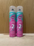 2 x VO5 Flexible Natural Hold Hairspray 400ML