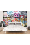 Urban Graffiti Matt Smooth Paste the Wall Mural 350cm wide x 280cm high