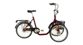 Monark Trehjulig cykel 523 med 2 hjul fram Onesize