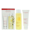 Clarins Womens Everyday Cleansing Gift Set - Milk 200ml + Toning Lotion - NA - One Size