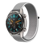 Huawei Watch GT / Watch 2 Pro / Watch Magic 22mm klockband av nylon - Silver