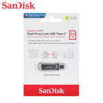SanDisk 32GB 64GB 128GB Ultra Dual Drive Luxe USB Type-C OTG USB 3.1 Gen 1 150MB