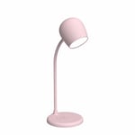 Kreafunk Ellie LED-lampa/Högtalare/Qi Dusty Rose KFEW03
