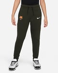 F.C. Barcelona Tech Fleece Older Kids' (Boys') Nike Trousers