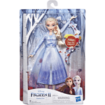 Disney Frozen Singing Elsa Fashion Doll with Music Blue Dress New (Flat Battery)