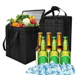 Extra Large 24l/31l Insulated Cooler Cool Bag Box Picnic Camping Food Drink Ice