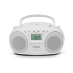 Roberts ZoomboxFM CD/FM/MW Stereo Radio, White