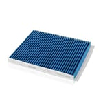 Corteco micronAir Blue 49408840 Filtre d'habitacle pour voiture avec 4 couches filtrantes pour une qualité de l'air élevée, protection efficace contre les aérosols viraux, le pollen et les allergènes,