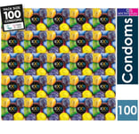 100 x Exs Bubblegum Flavoured Condoms  | Vegan  |  Bulk Sealed Wholesale Pack