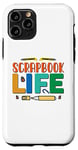iPhone 11 Pro Scrapbook Life Memories Photo Album Scrapbook Case
