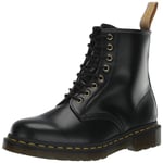 Dr. Martens Unisex-Adult Vegan 1460 Fashion Boot, Black Norfolk Flat, 6 Women/5 Men