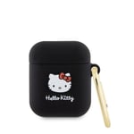 Hello Kitty AirPods Case Silicone Black for Apple AirPods 1 and AirPods 2 New