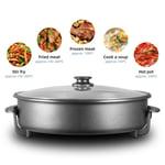 Large 42CM 1500W Electric Multi Cooker Pot Frying Pan Meal Maker Skillet Extra